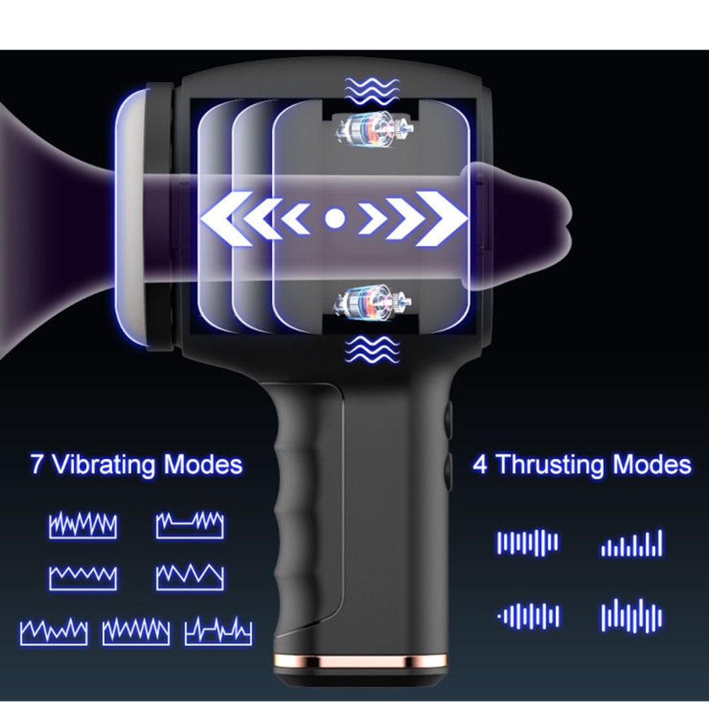 TOYBOX Ninja 310X Male thrusting and vibrating masturbator - Image 5