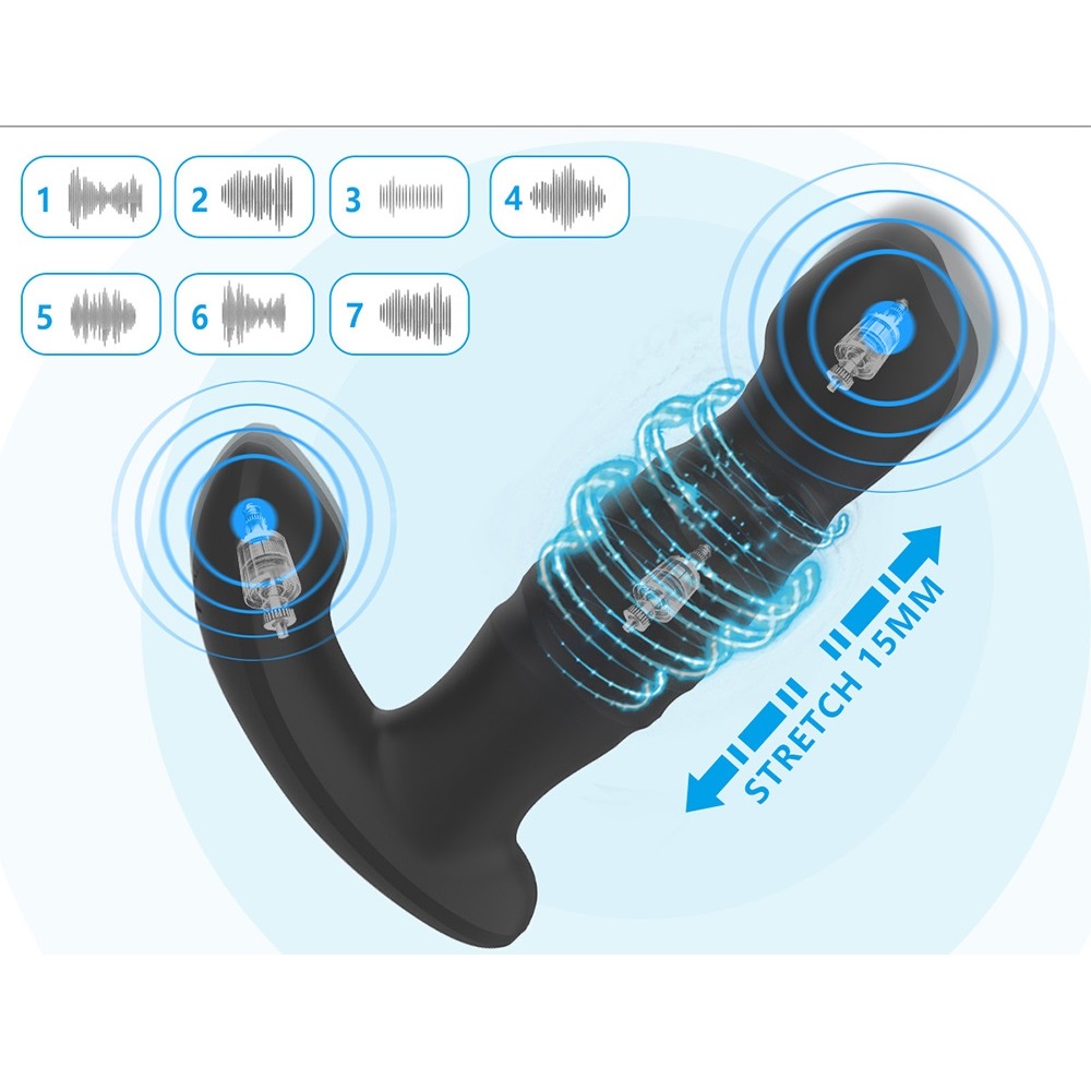 AssMazing Thrusting Prostate massager with remote control - Image 3