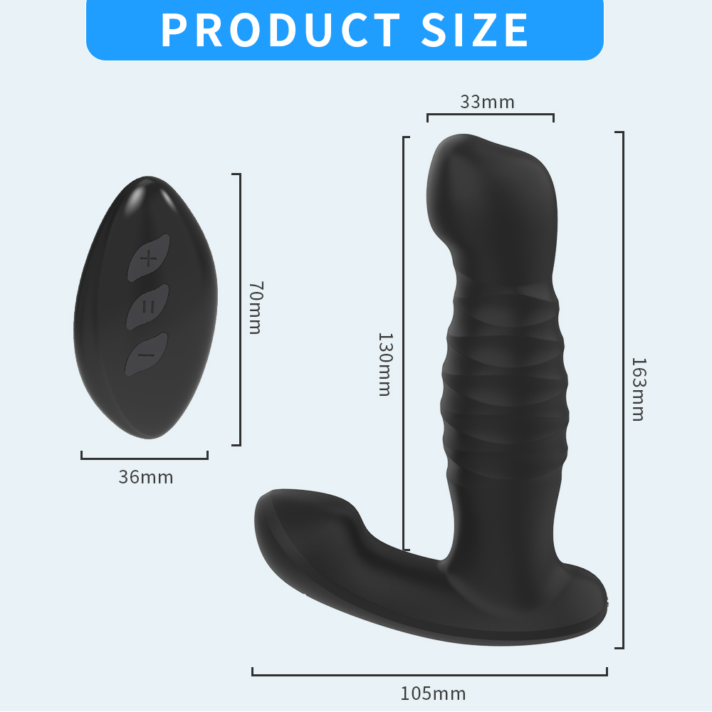 AssMazing Thrusting Prostate massager with remote control - Image 2