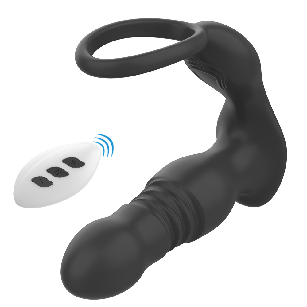 Lock Down Thrusting ass lock vibrator with remote control - Image 7