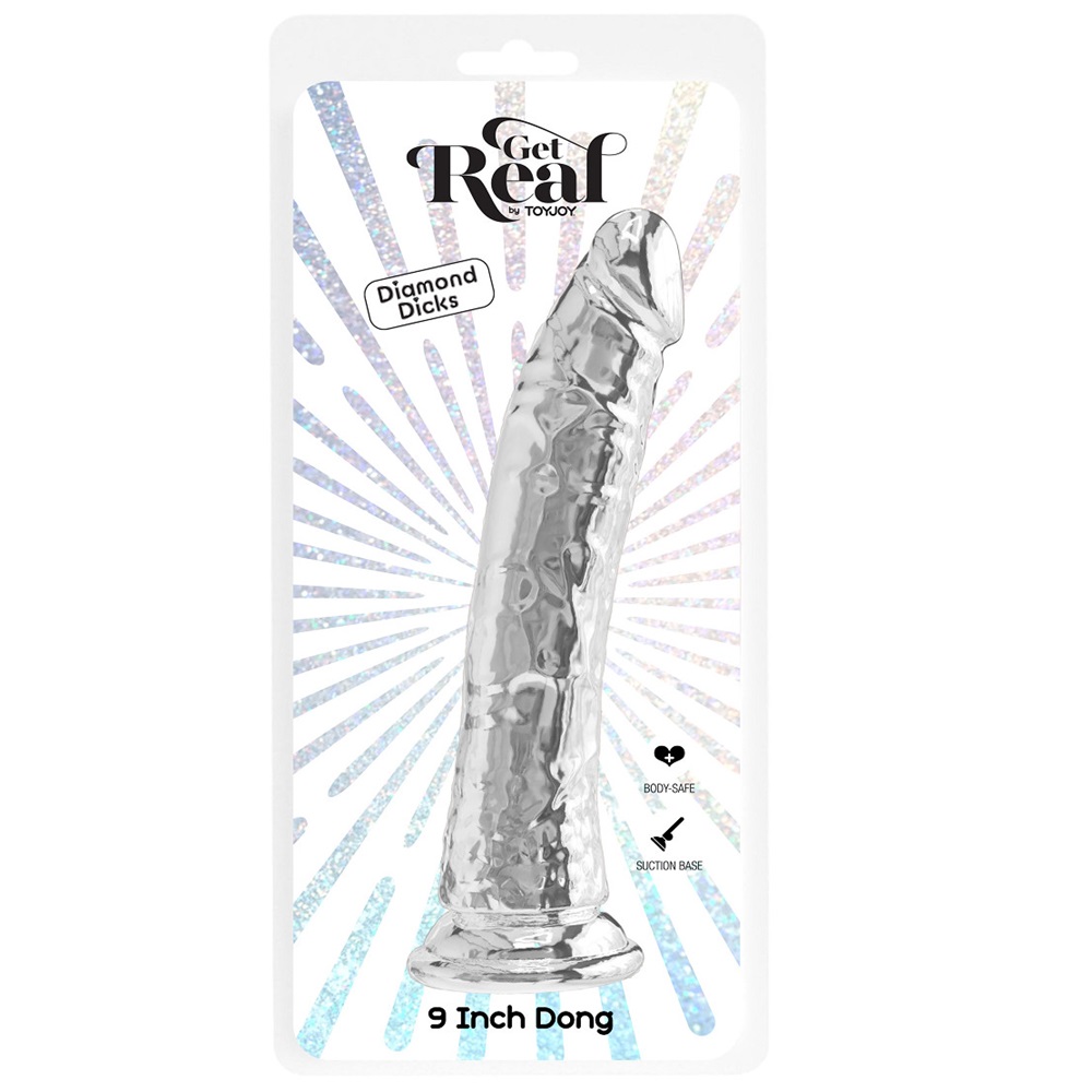 ToyJoy Dildo 24x4.5 cm TRANSPARENT - Image 2