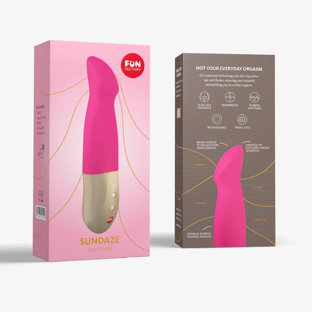 Fun Factory Sundaze Pulsing and Thrusting vibrator PINK - Image 2
