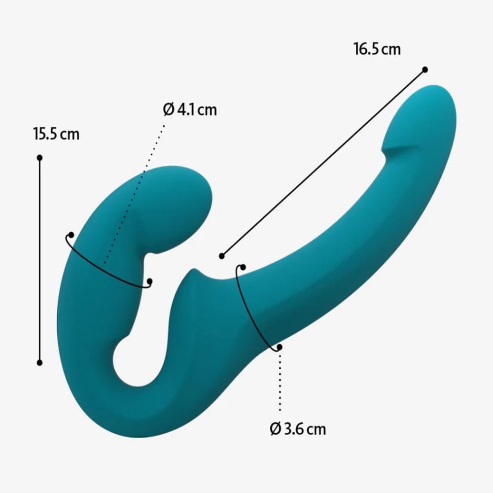 Fun Factory Share Lite Flexible double dildo for 2 BLUE - Image 5
