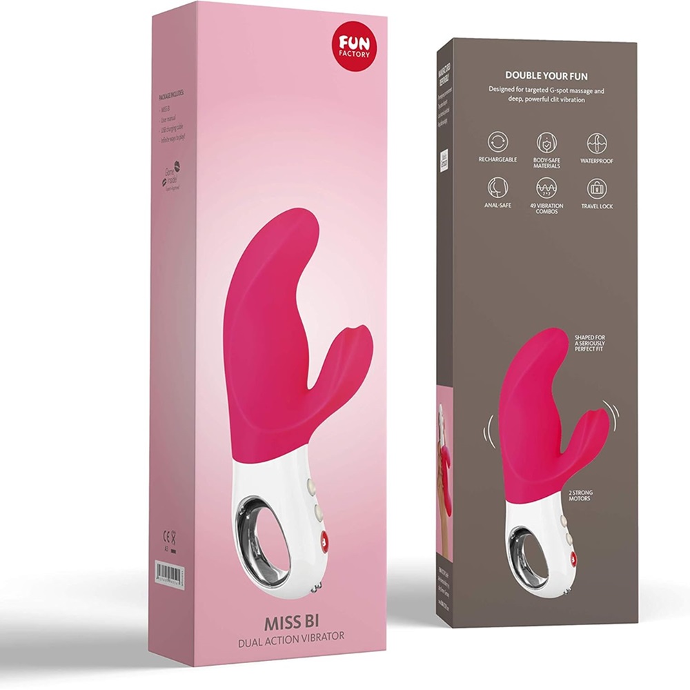 Fun Factory MISS BI Rabbit Vibrator PINK - Image 2