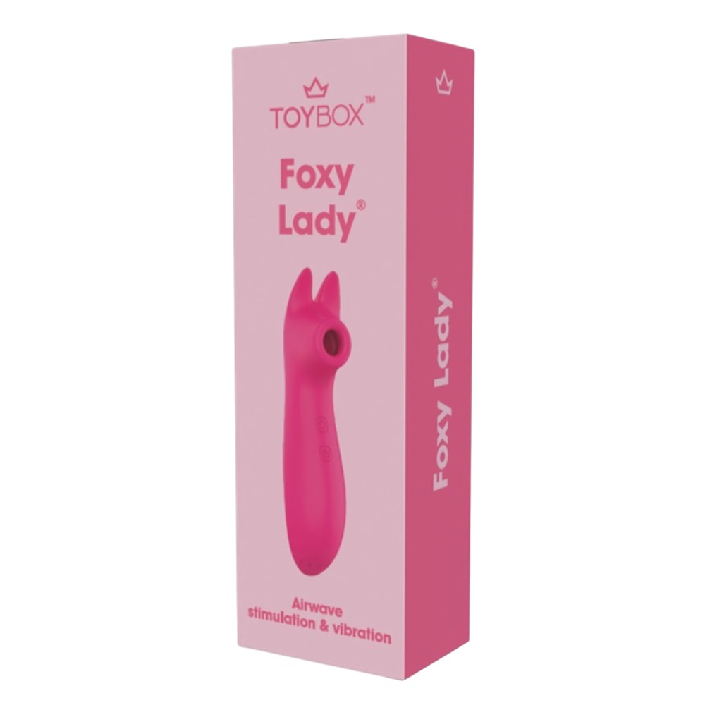 TOYBOX Foxy Lady Double sided Vibrator PINK - Image 3
