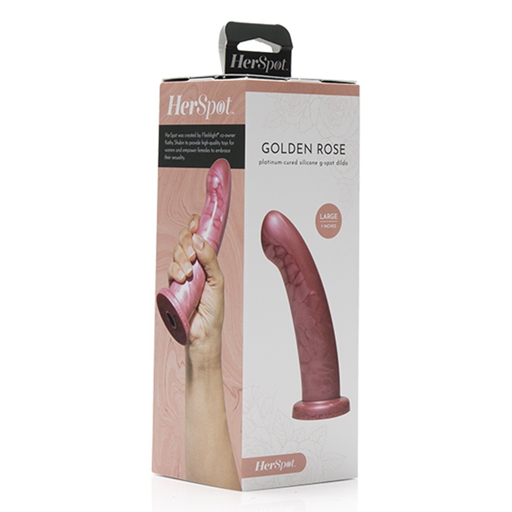 Fleshlight Golden Rose HerSpot Dildo Large - Image 2