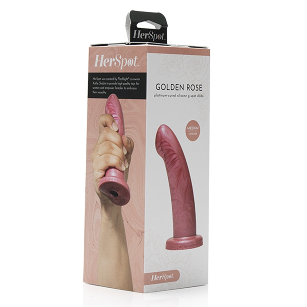 Fleshlight Golden Rose HerSpot Dildo Medium - Image 2