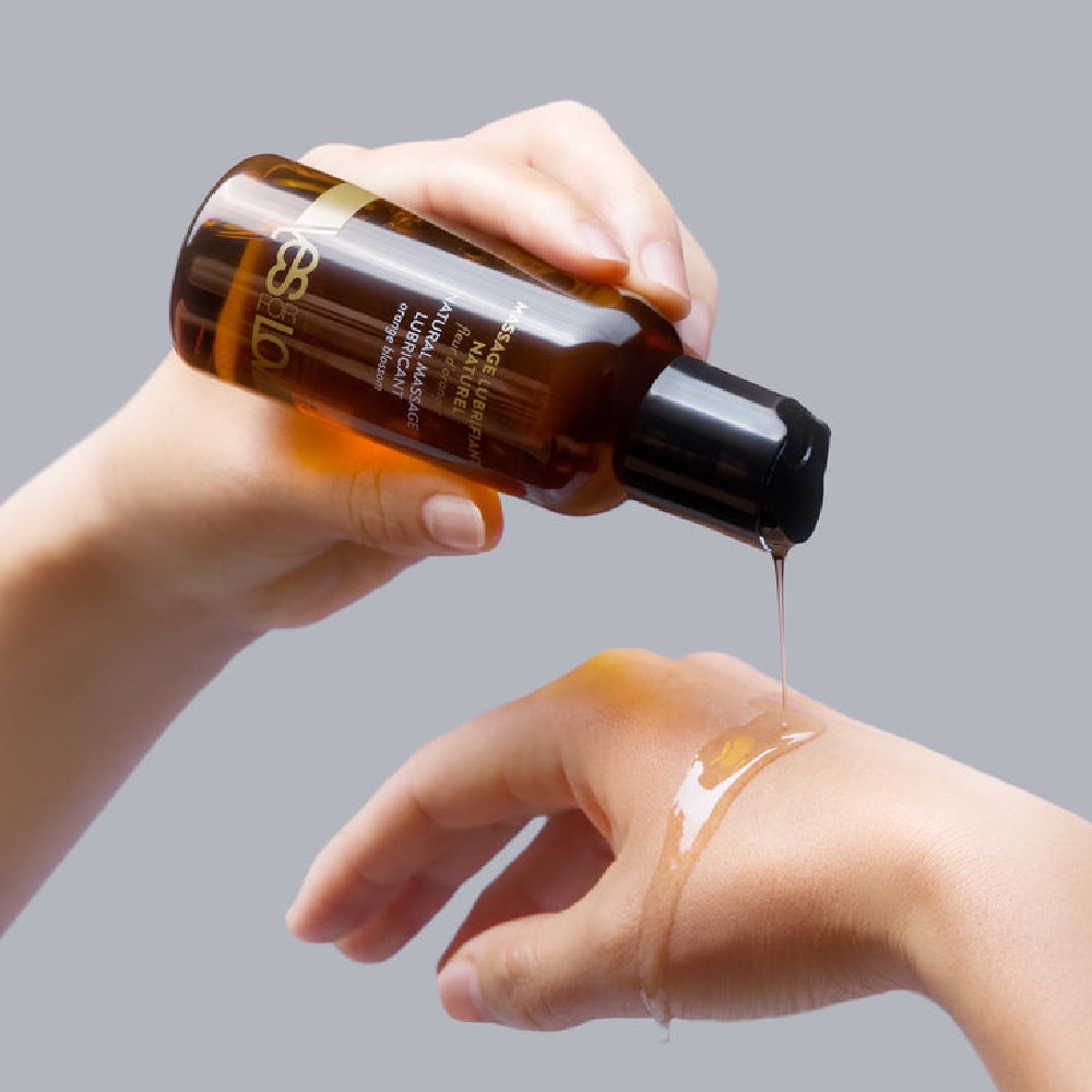 Organic Massage Lubricant with Orange Blossom 100ml - Image 2