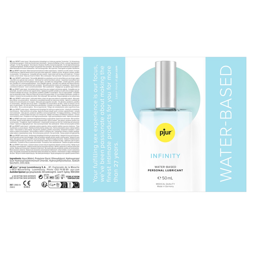 Pjur Infinity water based lube 50 ml - Image 4