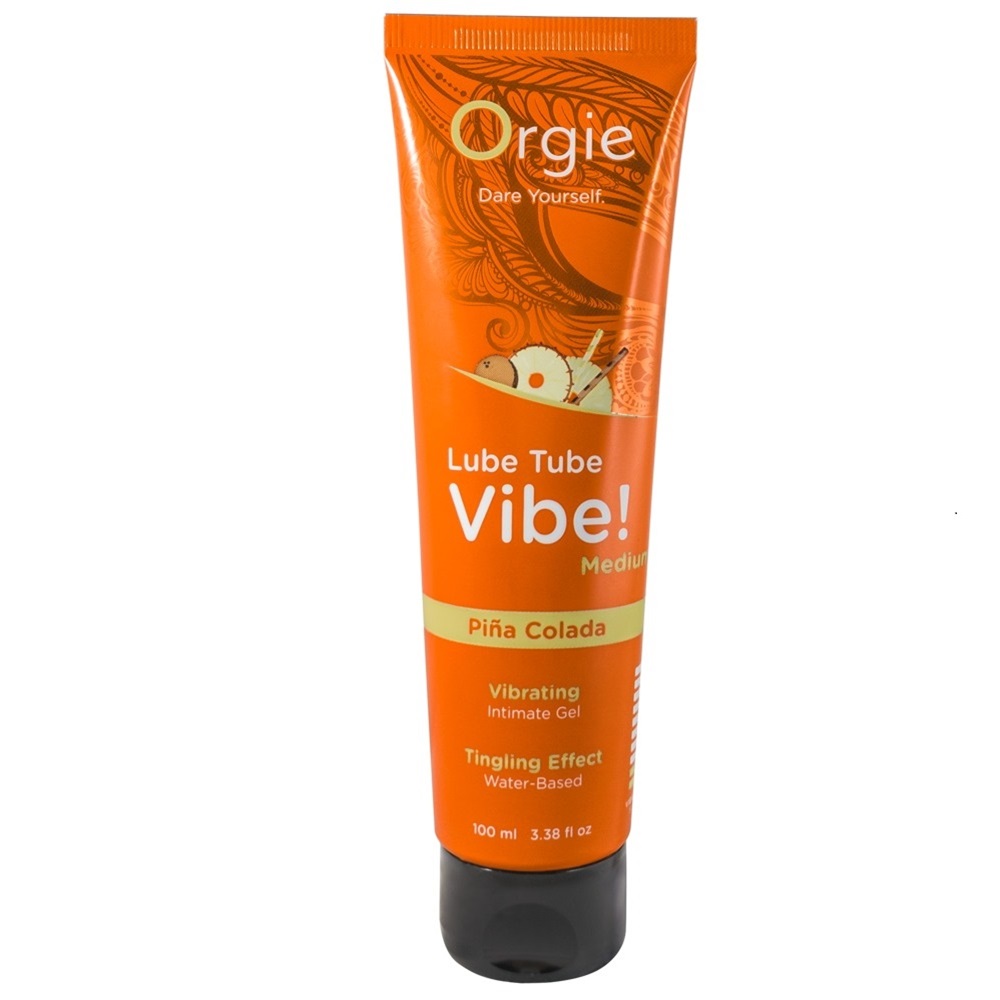 Orgie Lube Tube Vibe! Pina Colada Vibrating Intimate Gel 100 ml - Image 2