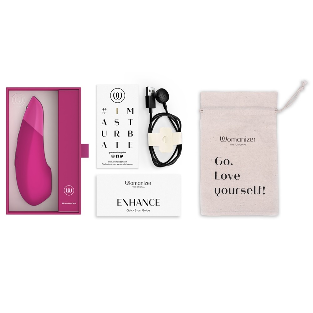 Womanizer Enhance silent pulsator vibrator Pink - Image 2