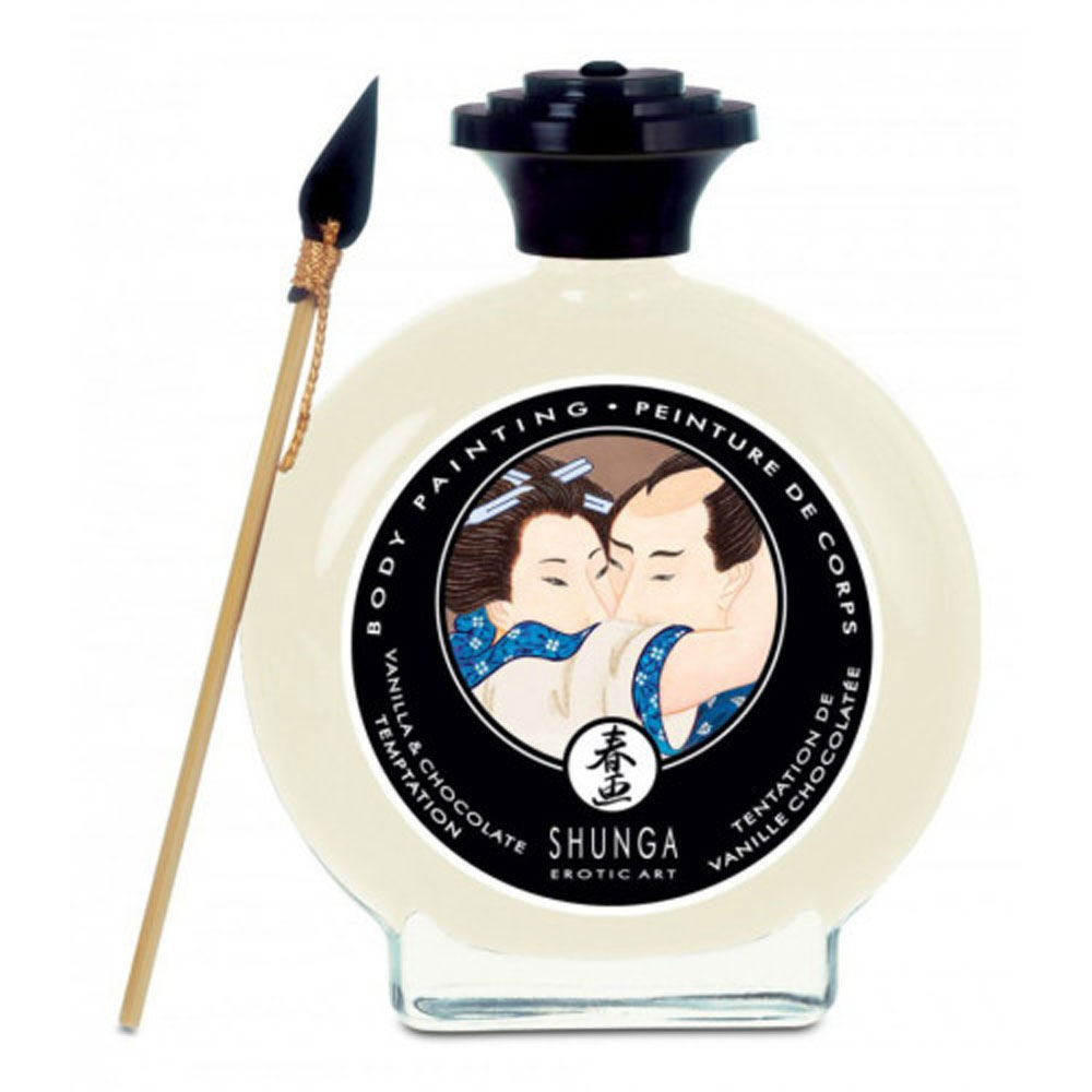 Shunga White Chocolate Body Paint 100ml - Image 2