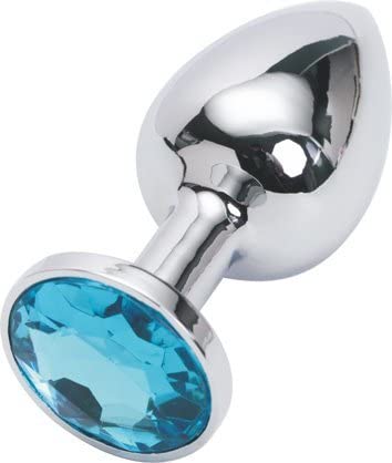 MEDIUM Naughty Toys Alu Butt Plug TURQUOISE - Image 4
