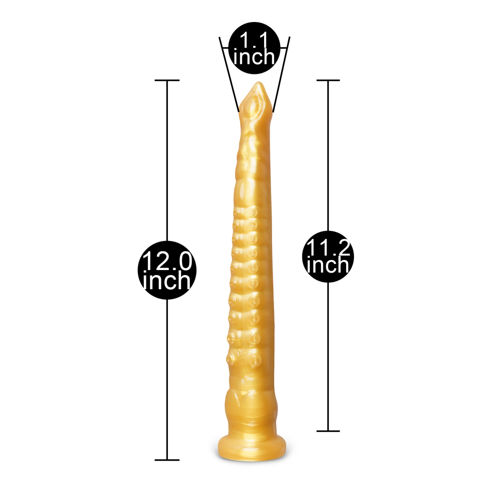 Alien Golden anal Dildo 28 cm - Image 5