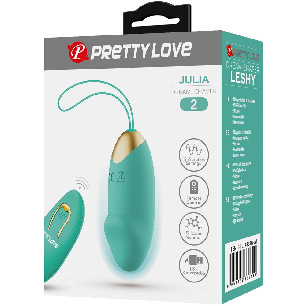 PRETTY LOVE Julia remote controlled vibrating egg green - Image 6