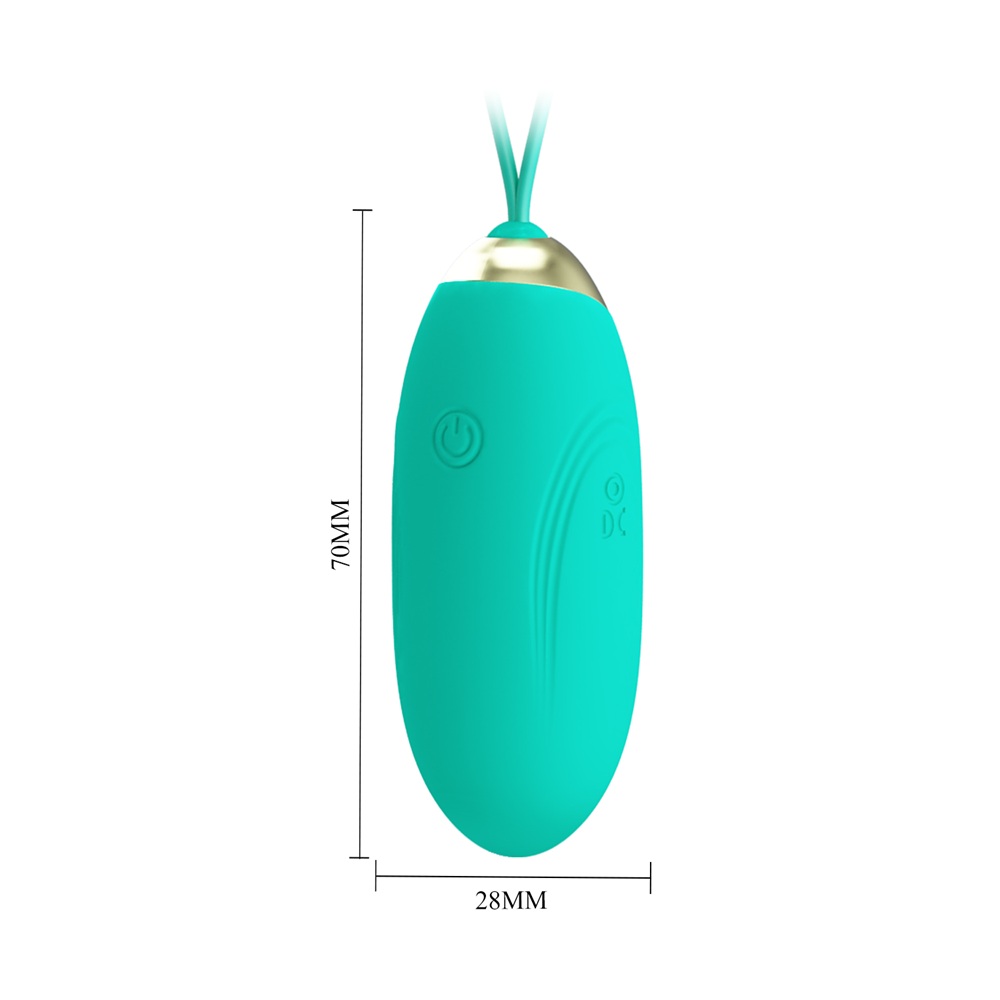 PRETTY LOVE Jenny remote controlled vibrating egg Green - Image 2