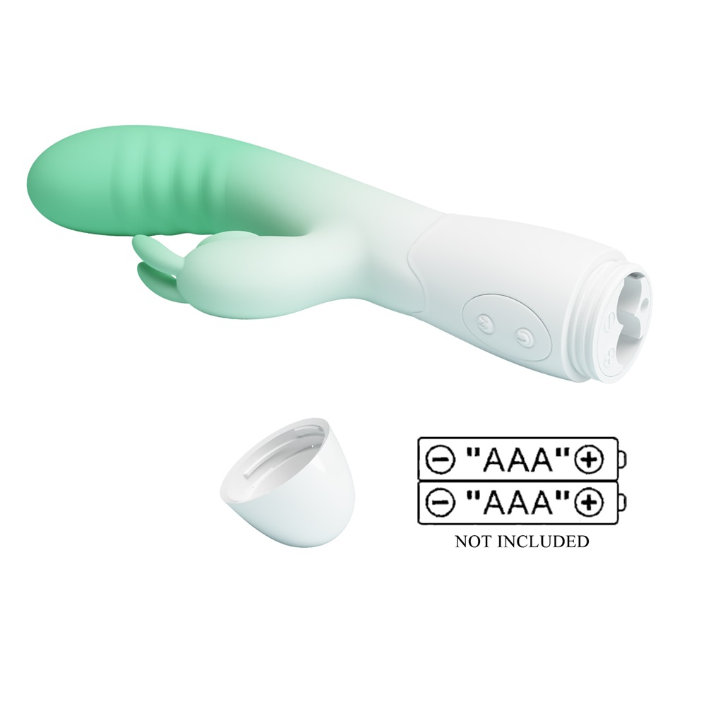 PRETTY LOVE Cerberus rabbit vibrator Green - Image 5