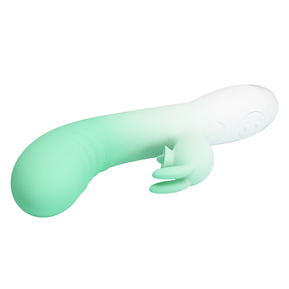PRETTY LOVE Cerberus rabbit vibrator Green - Image 6