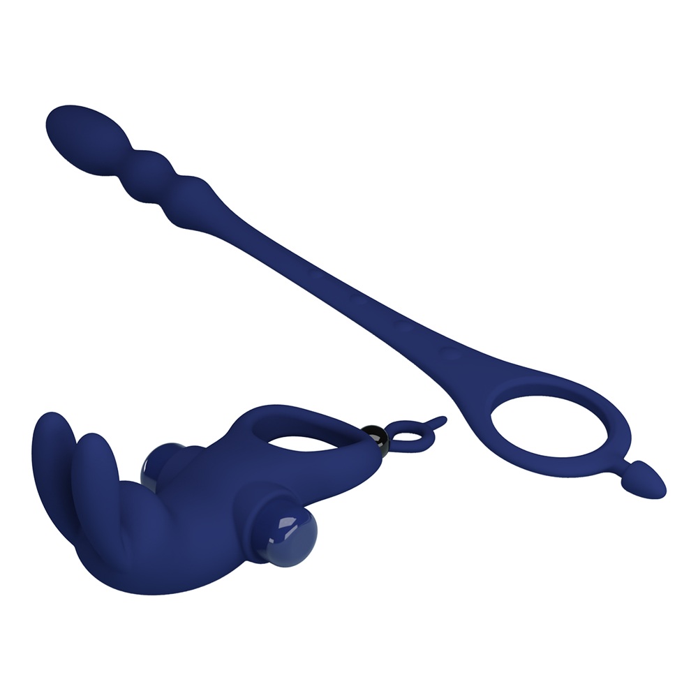 PRETTY LOVE AYAD vibrating Cock Ring with Anal plug - Image 7