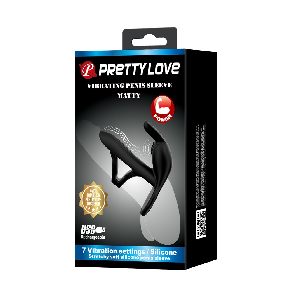 PRETTY LOVE MATTY vibrating penis sleeve - Image 5