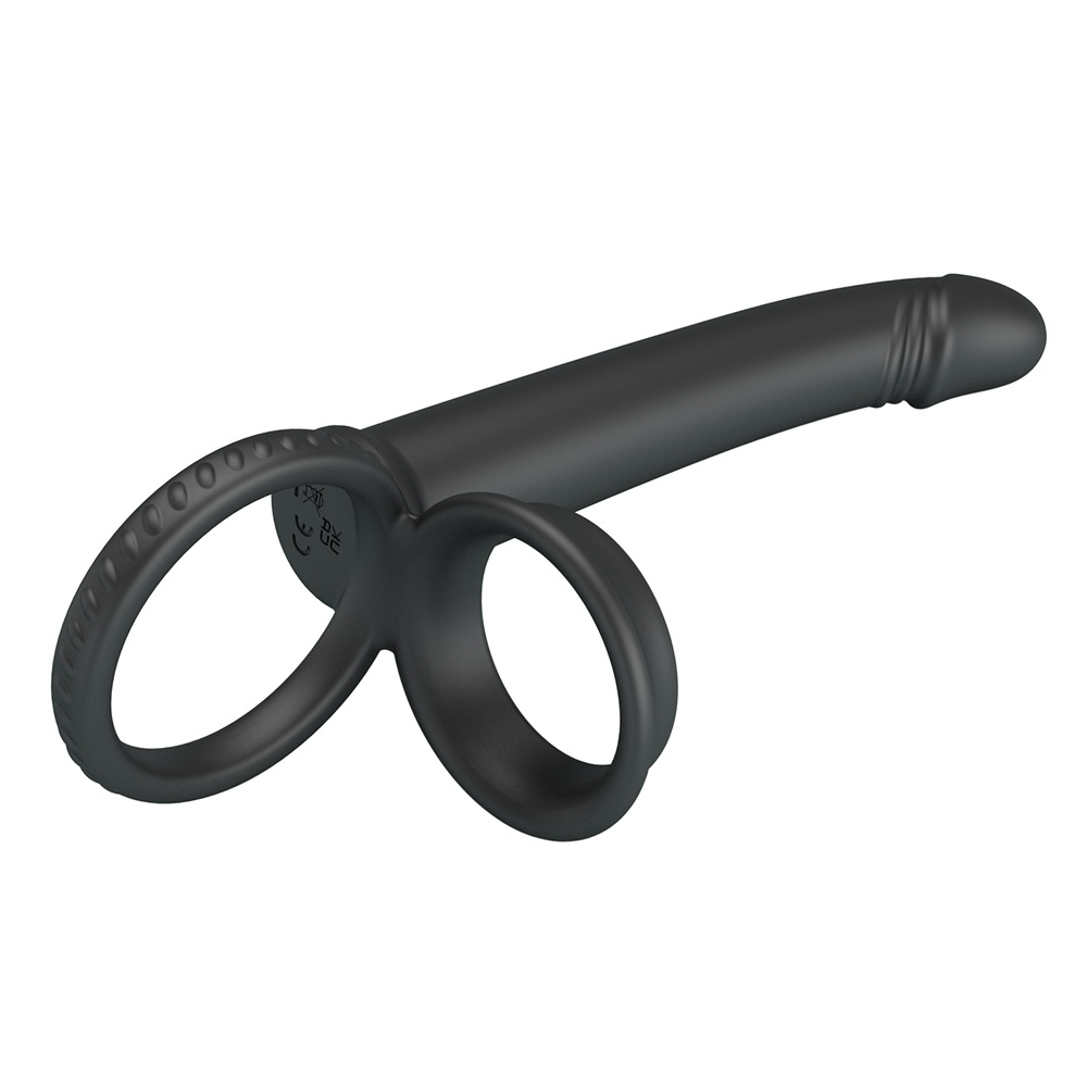 PRETTY LOVE MOSES Cock and balls strapped dildo - Image 7
