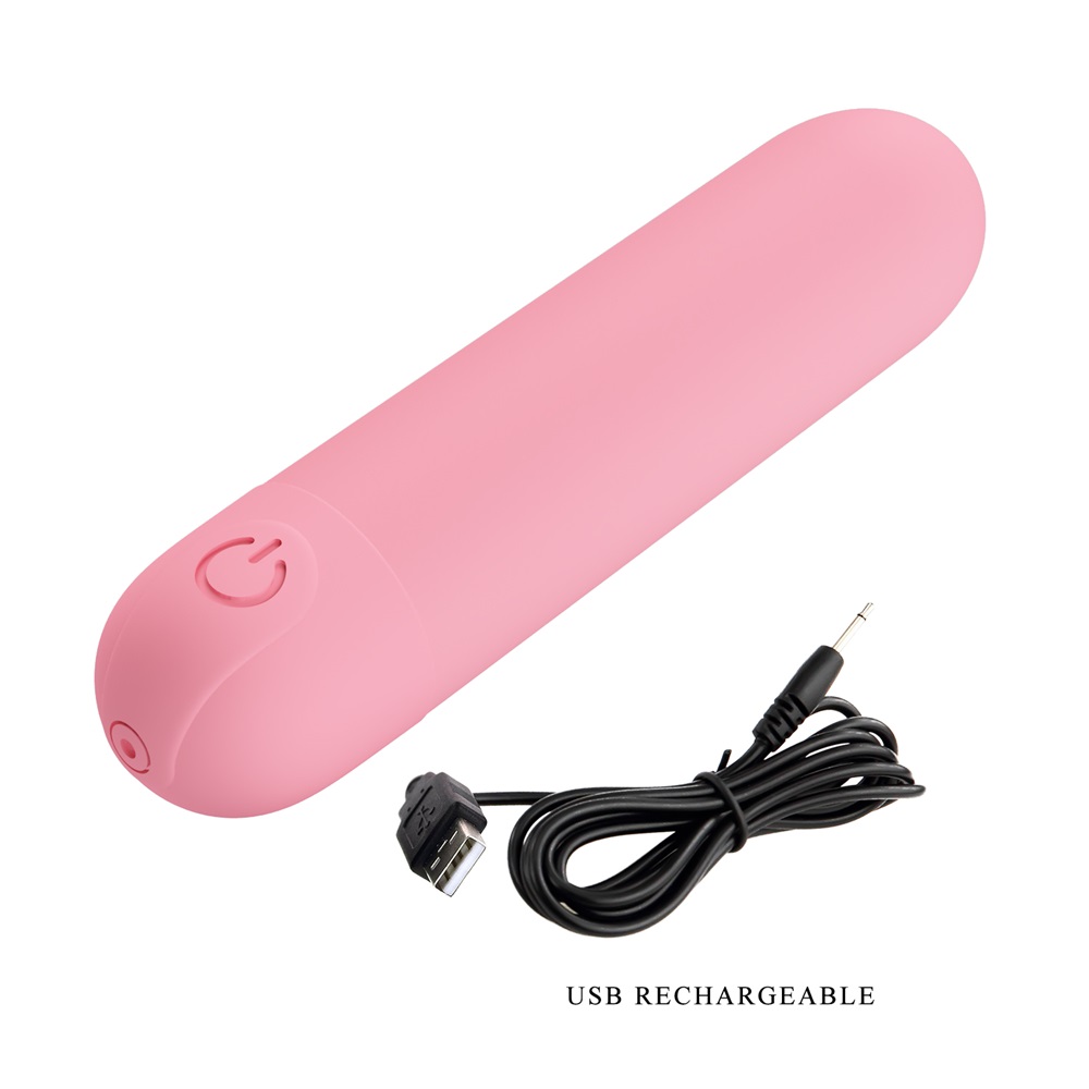 PRETTY LOVE STEFAN mini vibrating bullet LIGHT PINK - Image 3