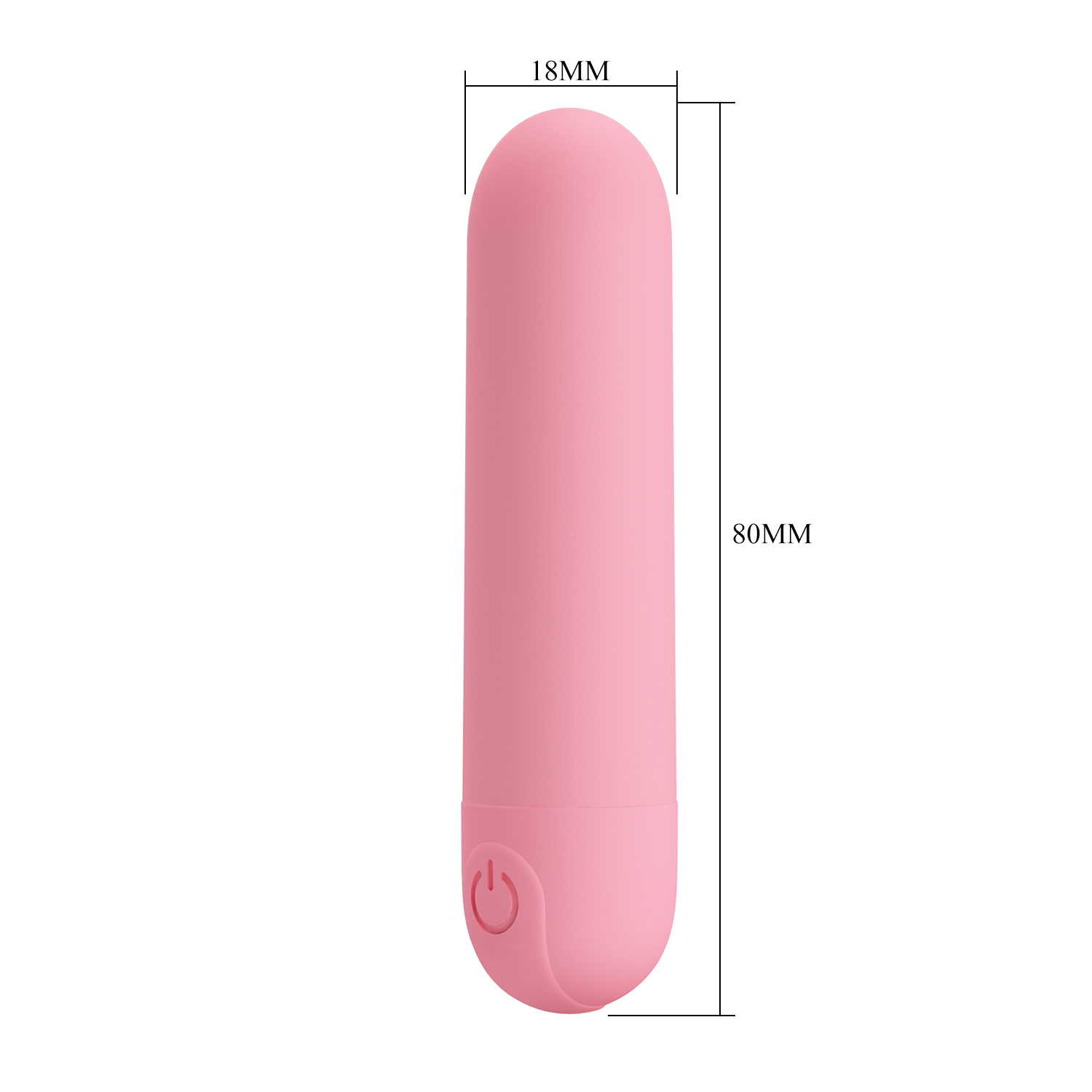 PRETTY LOVE STEFAN mini vibrating bullet LIGHT PINK - Image 2