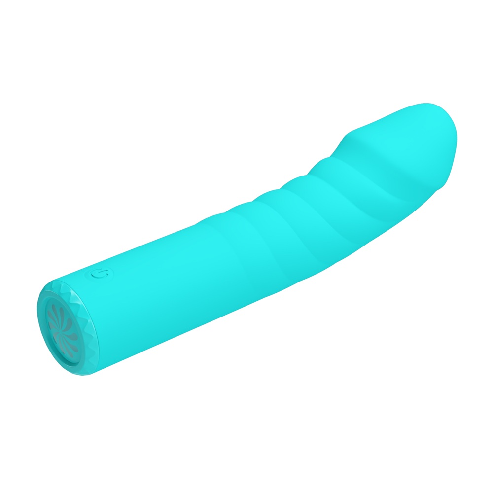 PRETTY LOVE RYLAN green Powerful dildo vibrator 16 cm - Image 5