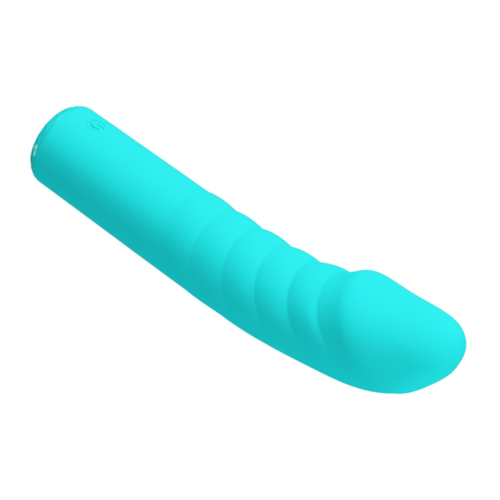 PRETTY LOVE RYLAN green Powerful dildo vibrator 16 cm - Image 6