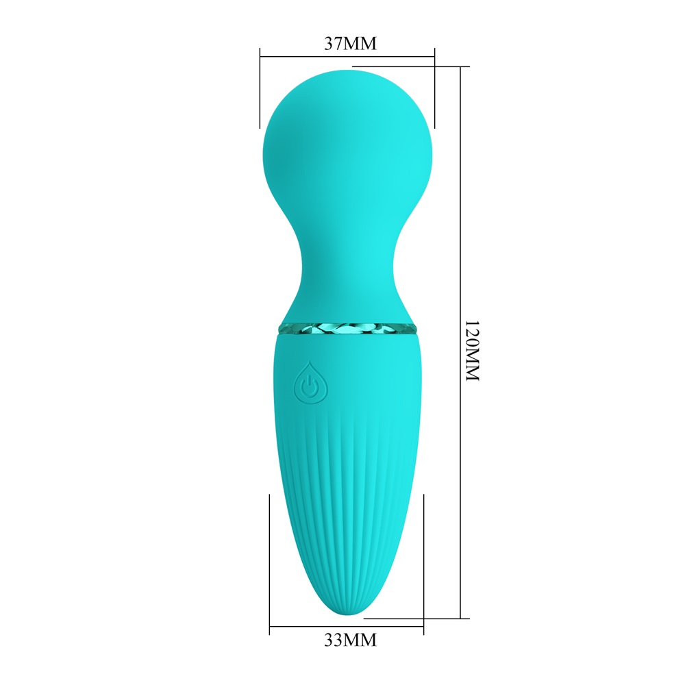 PRETTY LOVE Dwayne Little cute wand massager GREEN - Image 2
