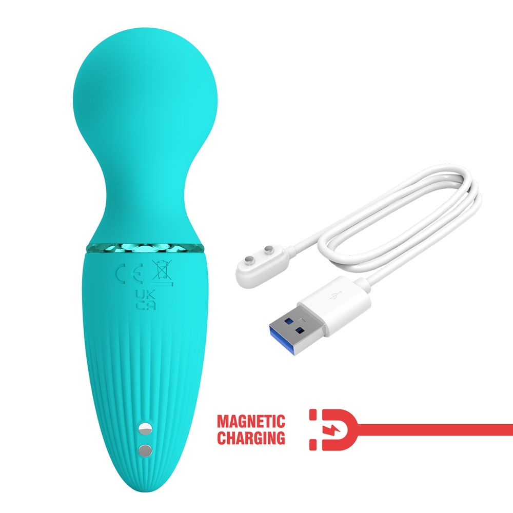 PRETTY LOVE Dwayne Little cute wand massager GREEN - Image 6