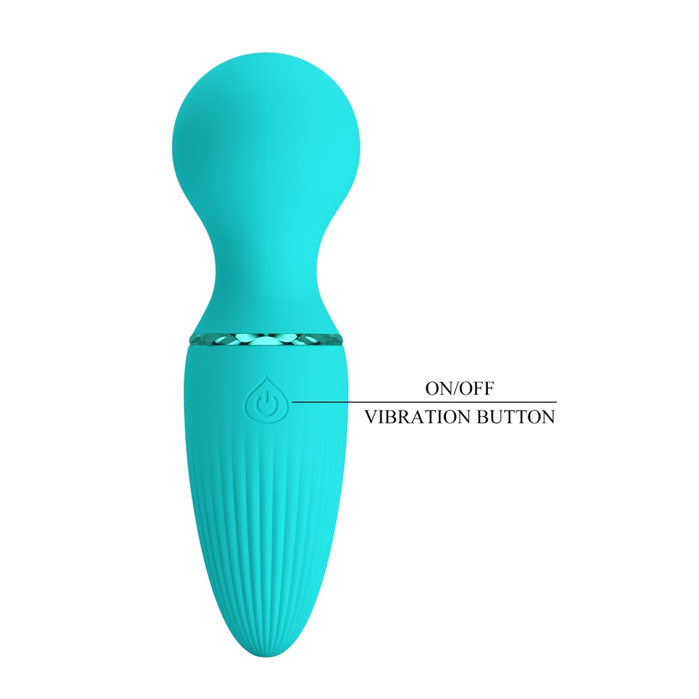 PRETTY LOVE Dwayne Little cute wand massager GREEN - Image 7