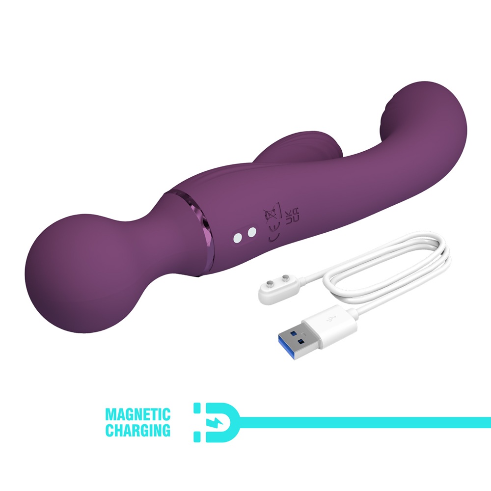 PRETTY LOVE ALL ROUNDER Wand and Bunny vibrator massager - Image 4