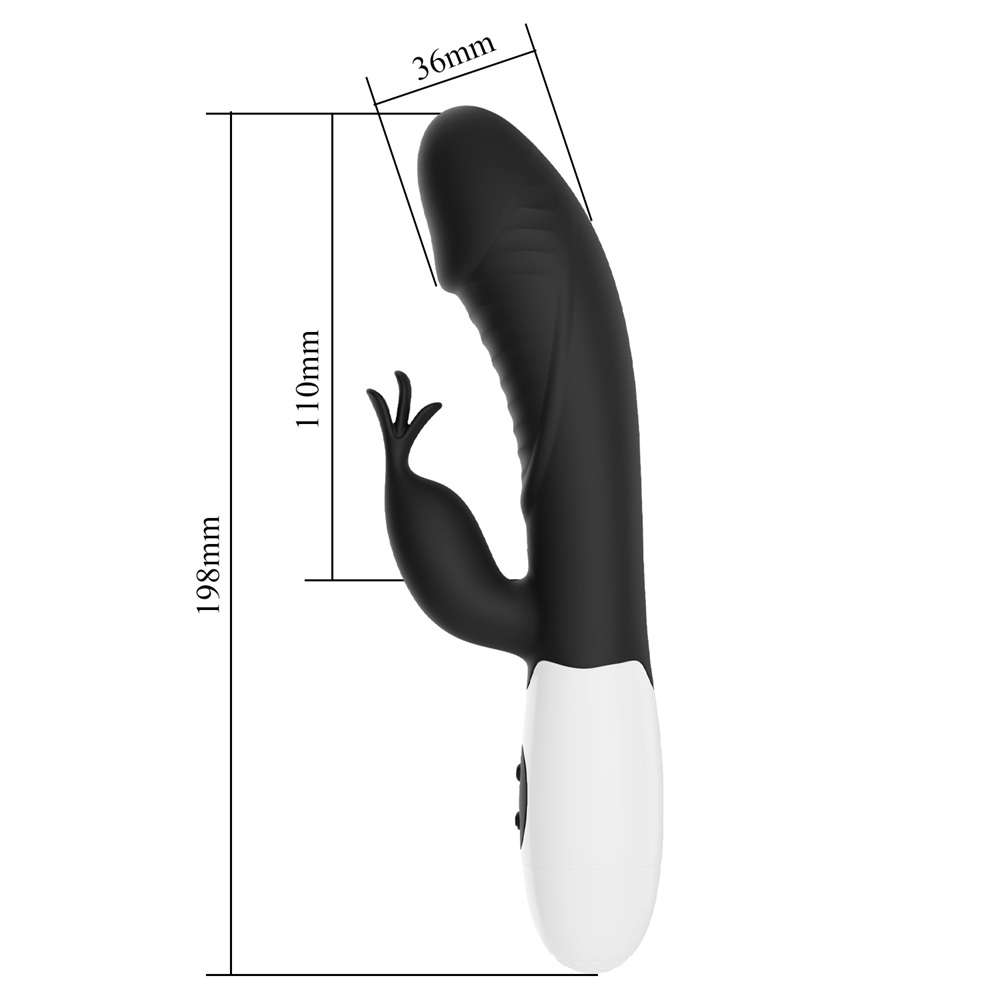 PRETTY LOVE Rusmussen Bunny Black vibrator - Image 2
