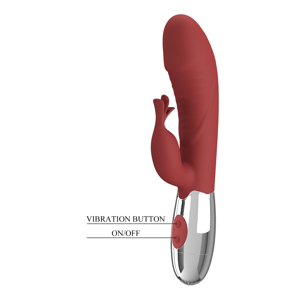 PRETTY LOVE Rasmussen Bunny Red dildo vibrator - Image 4