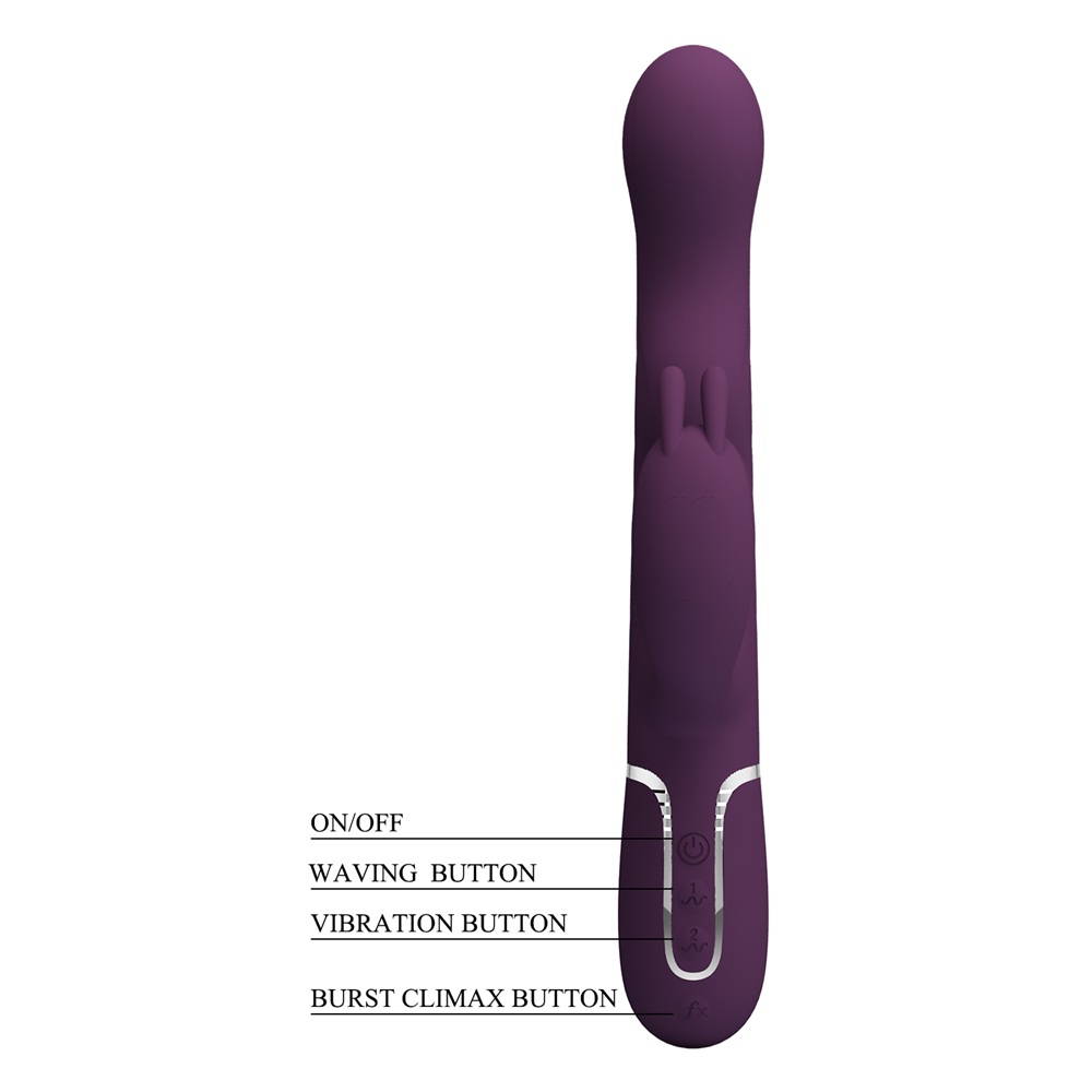 PRETTY LOVE LAURSEN Purple Wavy dancing vibrator - Image 5