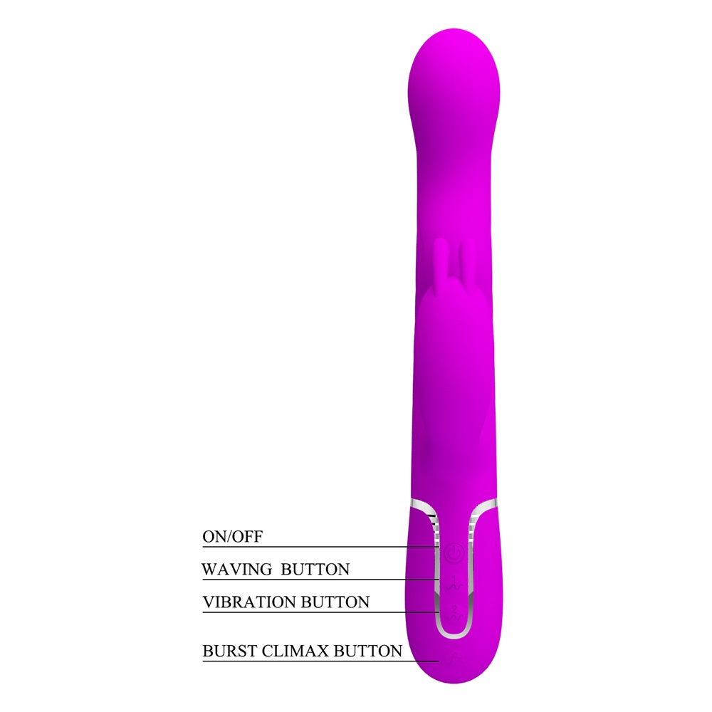 PRETTY LOVE LAURSEN Pink Wavy dancing vibrator - Image 6
