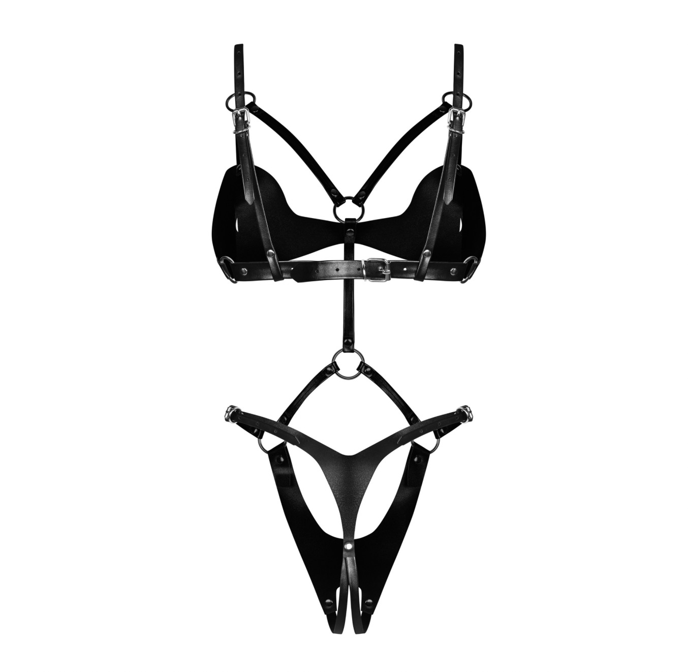 Obsessive Dame Controle Crotchless Teddy OS - Image 3