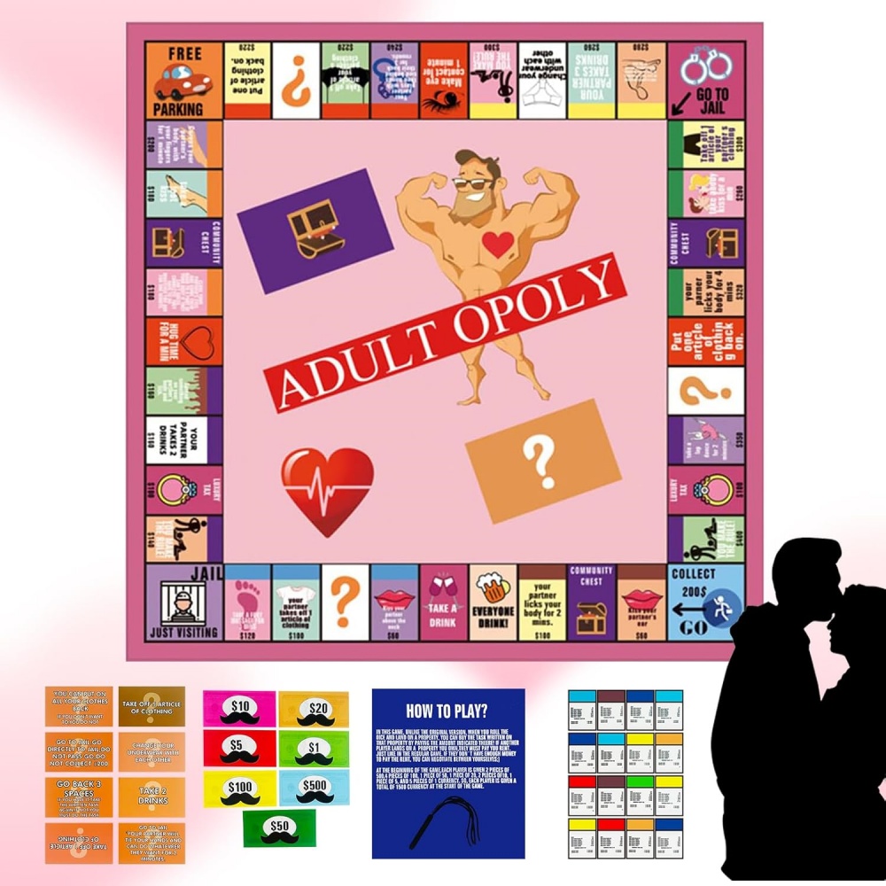AdultoPoly Couples Board Table Game - Image 4