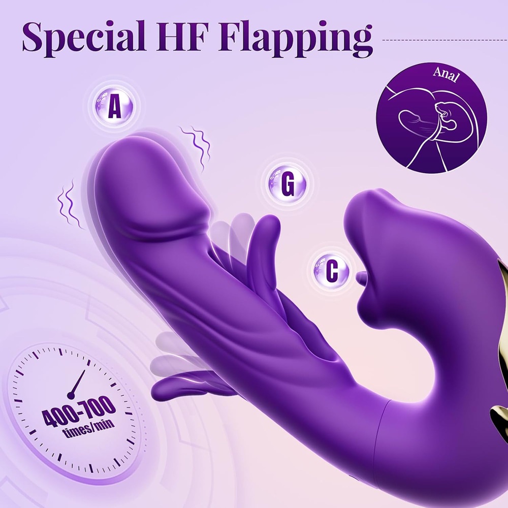 TOYBOX Vibrator with Triple Stimulation Function - Image 4