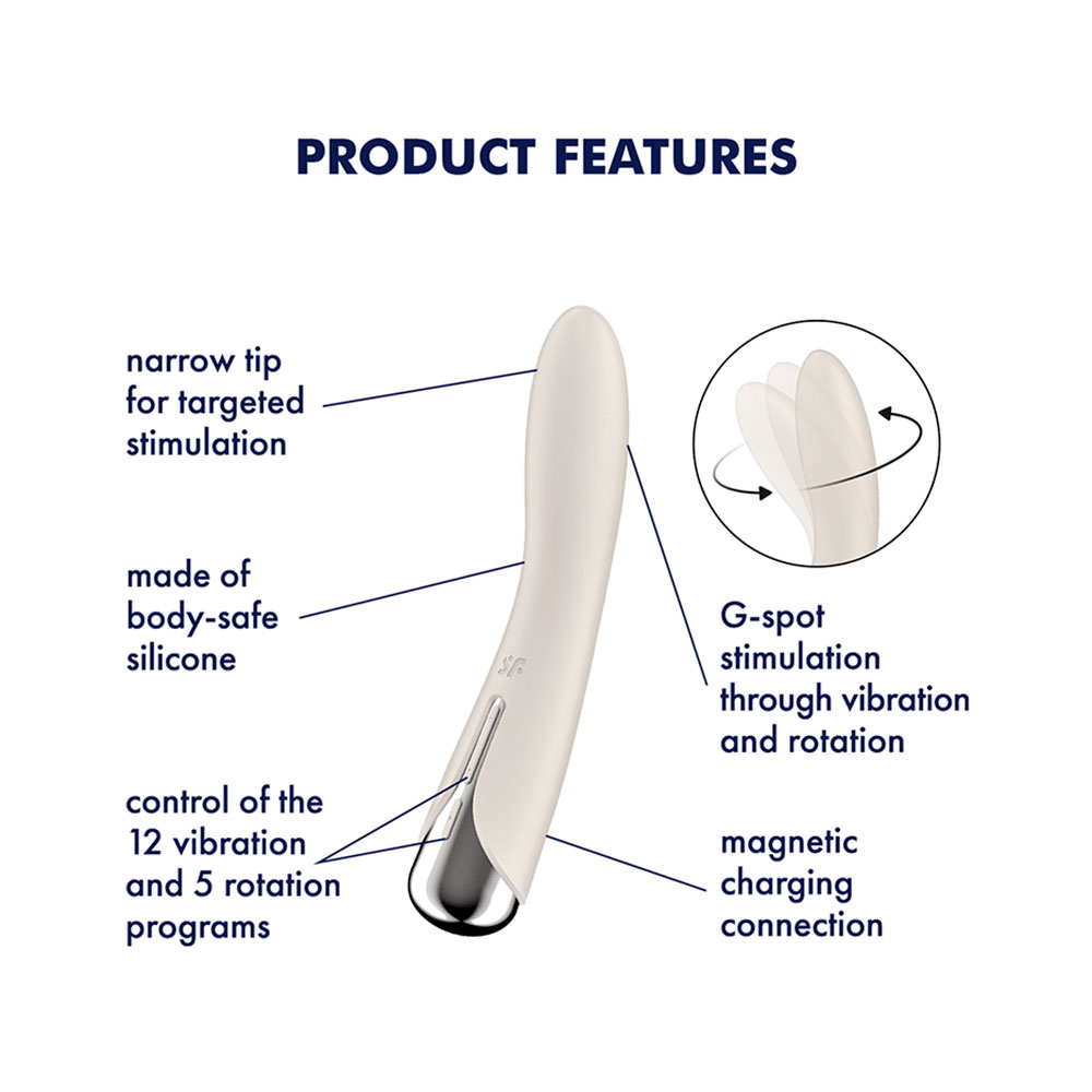 Satisfyer Spinning Vibe 1 Beige - Image 3