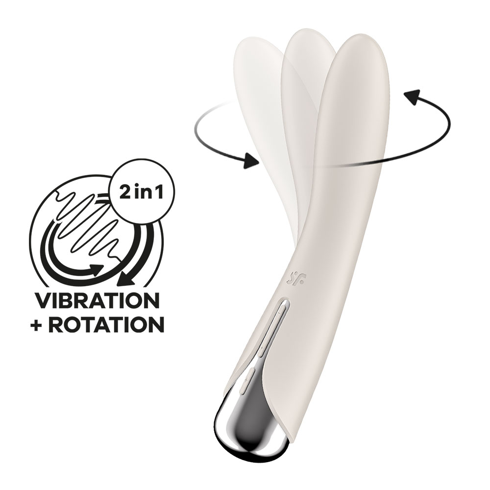 Satisfyer Spinning Vibe 1 Beige - Image 2