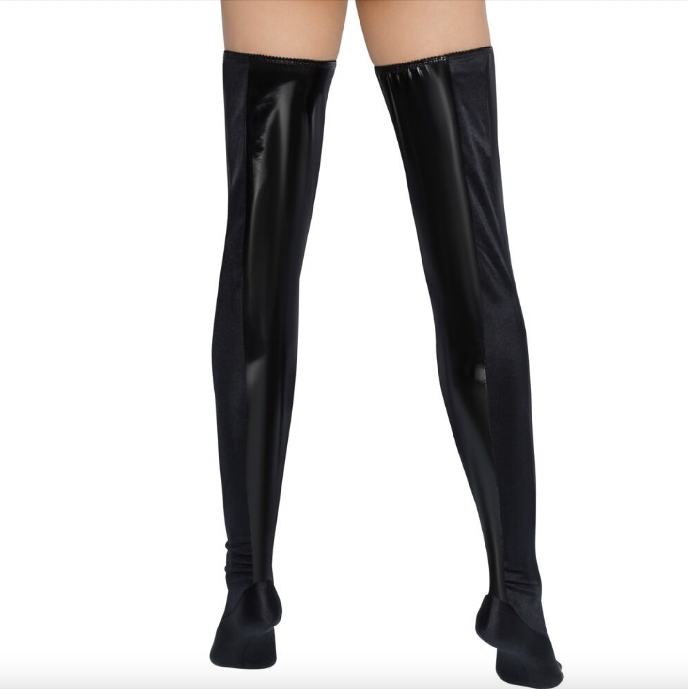 Black Level Vinyl Bed Boots Black - Image 4