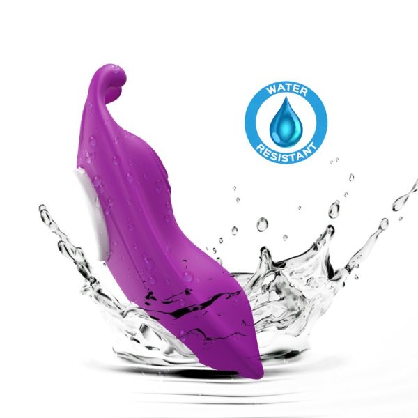 QUEEN'S wearable CLIP-ON vibrator with remote control PURPLE - Image 7