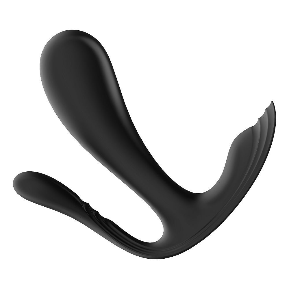 Satisfyer Top Secret Plus Wearable Vibrator with Anal Stimulator Black - Image 4