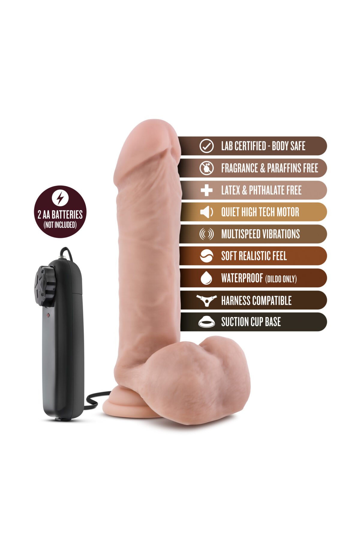 LOVERBOY THE GOALIE dildo Vanilla 20.3 x 4.4 cm - Image 23