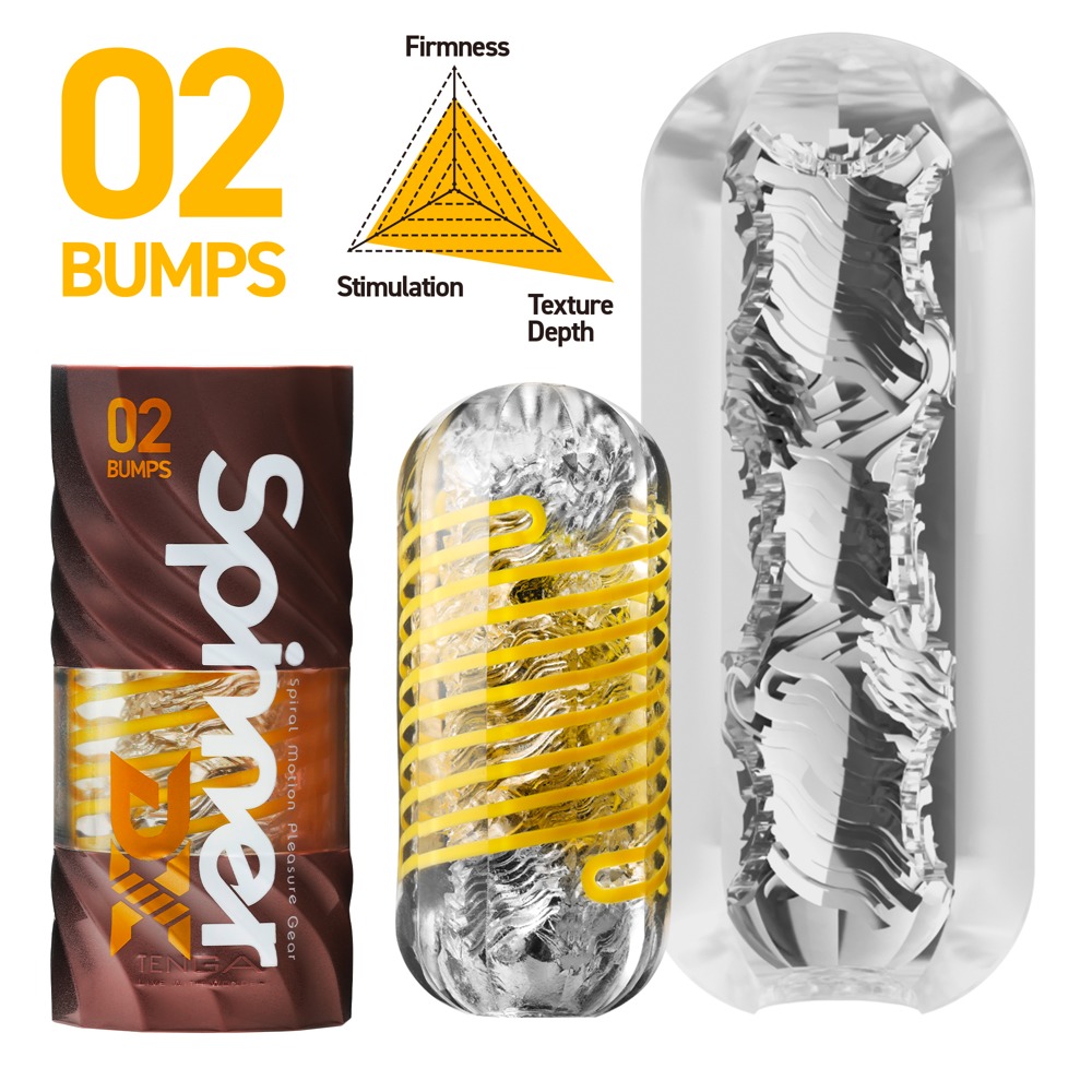 Tenga Spinner DX 02 Bumps Reusable Masturbator for men - Image 5