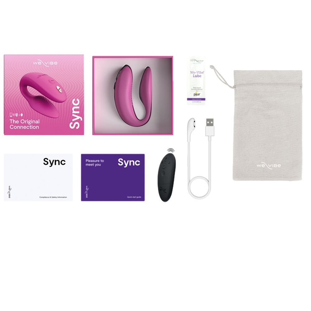 We Vibe Sync2 Connect App Couples Vibrator Pink - Image 3