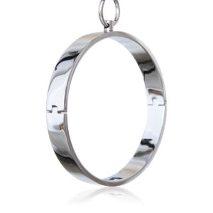 Naughty Toys Steel Collar with Nipple Clamps for Her