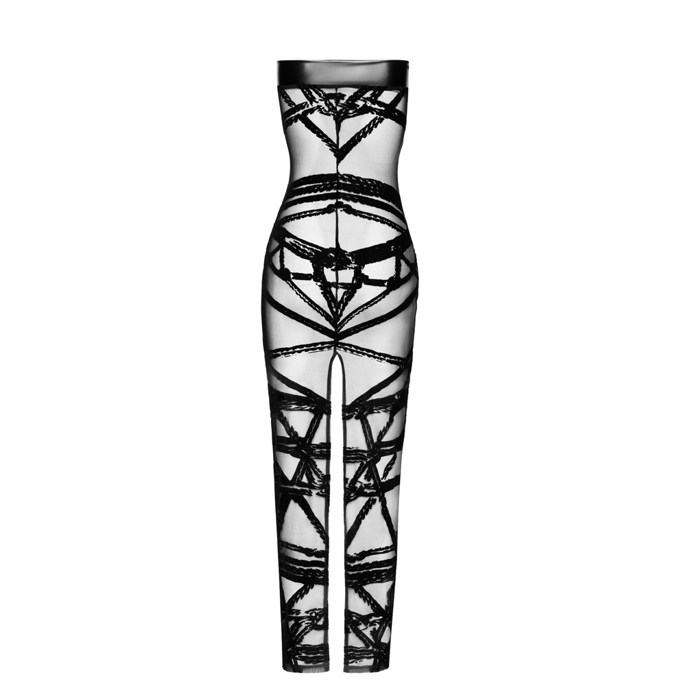 Noir Handmade Bondesque Opera Off-shoulder long dress BLACK - Image 2